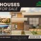 Brown Modern Professional Houses For Sale Facebook Post 85x85